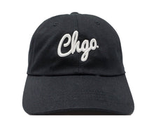 Load image into Gallery viewer, CHGO Black and White Dad Cap
