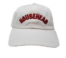 Load image into Gallery viewer, House Head White and Red Dad Cap
