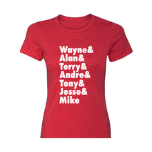Load image into Gallery viewer, The DJ Names Womens T-Shirt
